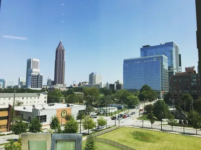 Атланта (Atlanta) — город в США, столица штата Джорджия — фотография,  размер: 1050x698