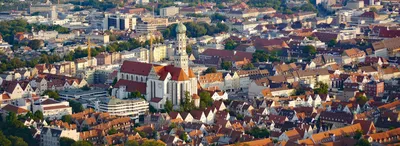Аугсбург, Германия стоковое изображение. изображение насчитывающей  историческо - 54054769