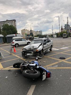 В Москве после ДТП с мотоциклом погибла женщина - 23 июля 2023 - ФОНТАНКА.ру
