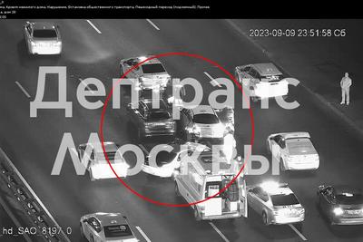 Массовая автомобильная авария произошла на северо-западе Москвы - Газета.Ru  | Новости