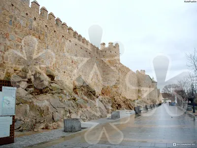 Панорама Городских Стен Старого Города Авила Испания — стоковые фотографии  и другие картинки Авила - iStock