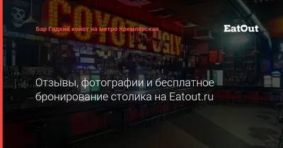 Бар Гадкий Койот Казань/Coyote Ugly Bar - легендарный американский бар в  Казани