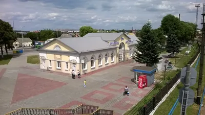 Станция Барановичи-Центральные. Административное здание — Railwayz.info