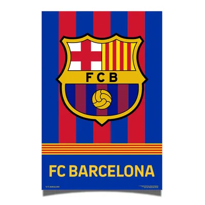 FCB Barcelona Football Club logo, Nou Camp Stadium, Barcelona Football Club,  Barcelona, Spain Stock Photo - Alamy