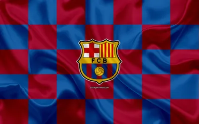 Эмблема ФК Барселона. Обои для рабочего стола. 2560x1440