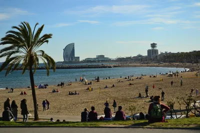Барселона фото пляж фотографии