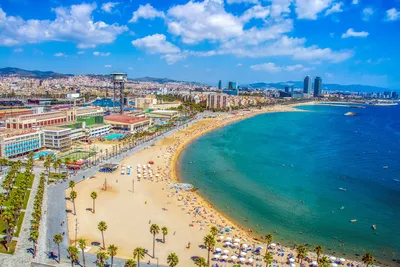 Лучшие пляжи Барселоны на карте - Барселона10 - путеводитель по Барселоне
