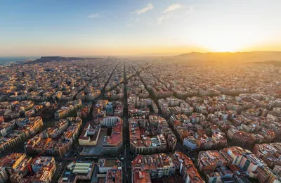 Барселона с высоты - Aerobús Barcelona