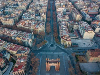Барселона с высоты птичьего полета