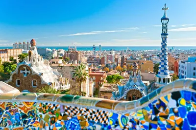 Вид Сверху Новых Районов В Европейской Города. Барселона, Испания  Фотография, картинки, изображения и сток-фотография без роялти. Image  28555703