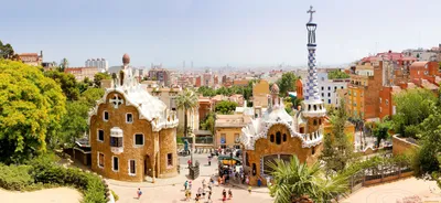 Вид сверху на город Барселона с дневным светом Барселона, Испания Стоковое  Фото - изображение насчитывающей перемещение, горизонт: 180094936