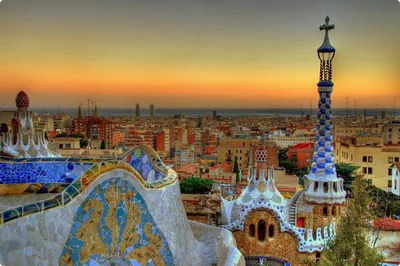 Барселона, цветомузыкальный фонтан, …» — создано в Шедевруме