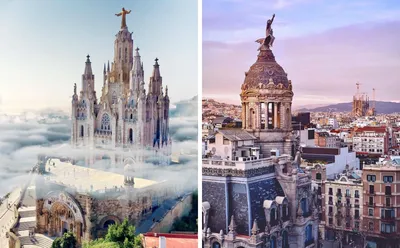 Обои Города Барселона (Испания), обои для рабочего стола, фотографии  города, барселона , испания, панорама Обои для рабочего стола, скачать обои  картинки заставки на рабочий стол.