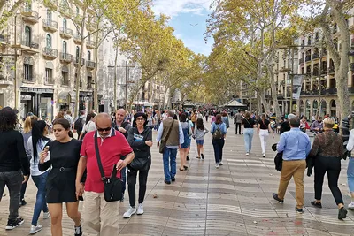 Бульвар Ла Рамбла (La Rambla) в Барселоне, как доехать, фото - Spanishtrip