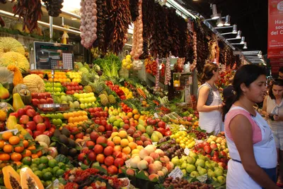 Рынок Бокерия в г. Barcelona - Достопримечательности в Испании