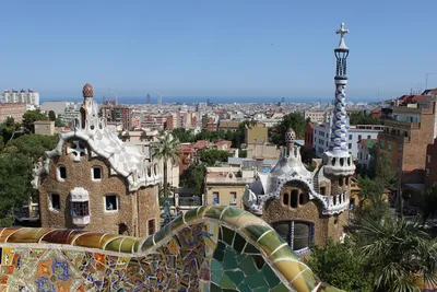 Барселона Испания Апреля 2021 Года Красивый Вертикальный Вид Закат Центра –  Стоковое редакционное фото © Jackkrier #490144124