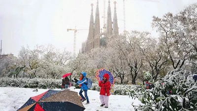 Снег в Барселоне: миф или реальность?