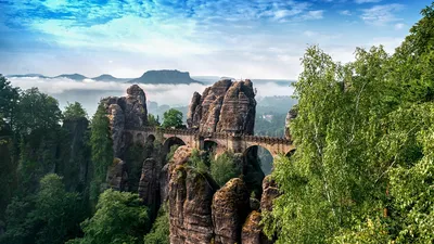 Германия. Саксонская Швейцария. Эльбские песчаниковые горы. Бастай :: Глeб  ПЛATOB – Социальная сеть ФотоКто