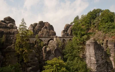 Мост Бастай в Саксонии: прогулка по скалам над Эльбой / Travel.ru / Чудеса  света