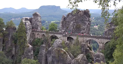 Мост среди в Германии. Чем более двухсот привлекает мост Бастай туристов |  Путешествия: большие и маленькие | Дзен