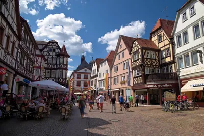 Исторический Город Обераммергау Бавария Германия стоковое фото ©SinaEttmer  549176458