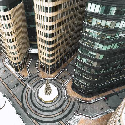 Ритм города и небоскребы на Белой Площади — project Bauhaus