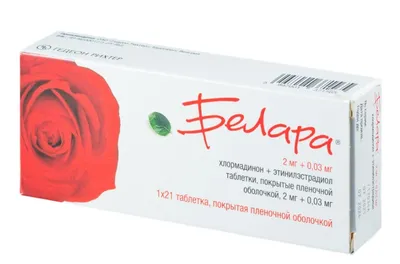 Белара таблетки 2 мг+0,03мг №21х3 цена от 2489 руб. купить в аптеках  Апрель, инструкция по применению