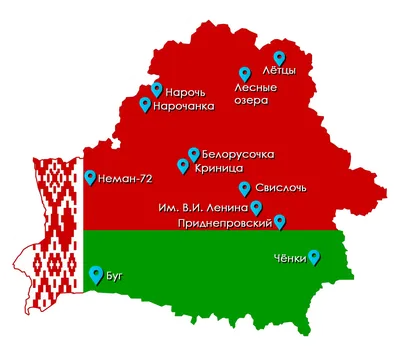 Достопримечательности Беларуси в фотографиях. Карта достопримечательностей
