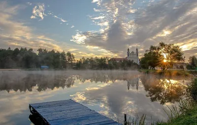 Repost @vladimirshar72 --- Летний день на озере. #беларусь #природа #пейзаж  #небо #облака #лето #озеро #цветы #красота #belarus #nature… | Instagram