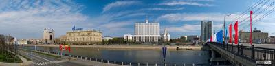 Белый Дом и Краснопресненская Набережная, Москва. Photographer Andrey  Omelyanchuk