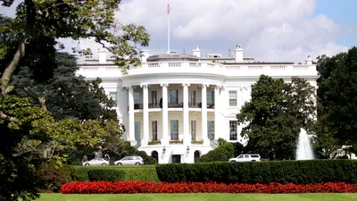 Белый дом в Вашингтоне - действующая резиденция Президента США