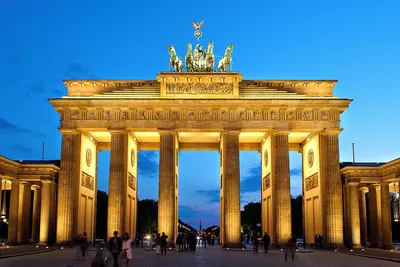 Берлин бранденбургские ворота фото фотографии