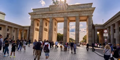 Бранденбургские ворота, Берлин, Германия стоковое фото ©travelwitness  24821685