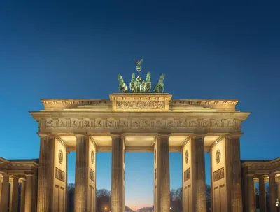 Бранденбургские ворота Берлин - 64 фото