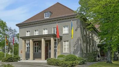 Berlin Karlshorst German Russian museum, building where Germany signed  capitulation on May 8, 1945 Stock Photo - Alamy