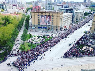 Про численность «Бессмертного полка» в Новосибирске