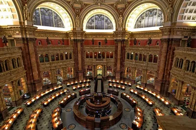 Библиотека конгресса США фото