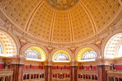 Библиотека Конгресса США в Вашингтоне Редакционное Изображение -  изображение насчитывающей холм, культурно: 165506570