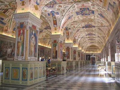 Библиотека ватикана фото