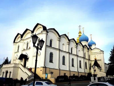 Казанский репортер: Всемирное наследие на стенах Благовещенского собора:  «Предстояние за Казань»