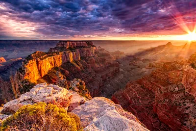 Ochkov.net - Большой каньон - один из глубочайших каньонов в мире.  Находится на плато Колорадо, штат Аризона, США, на территории национального  парка «Гранд-Каньон», а также резерваций индейцев племен навахо, хавасупай  и хуалапай!