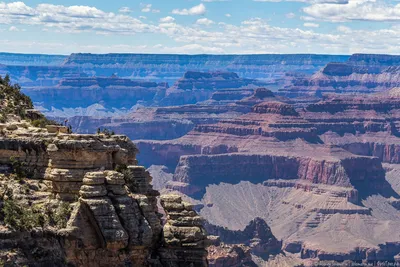 Плато большой каньон, Штат аризона, США Стоковое Изображение - изображение  насчитывающей среда, глубоко: 168346291