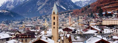 Town of Bormio in Dolomites Alps aerial view, Province of Sondrio, Lombardy  region of Italy Stock Photo - Alamy