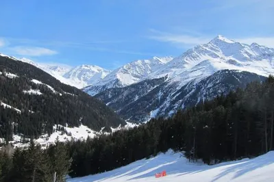 Ski Lift On Mountains Background. Bormio, Italy Stock Photo, Picture and  Royalty Free Image. Image 10562982.