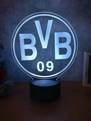 3Д-светильник \"Боруссия-Дортмунд\" (Borussia Dortmund ) – купить по низкой  цене (1490 руб) у производителя в Москве | Интернет-магазин «3Д-Светильники»