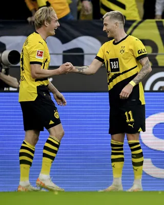 Новая Футбольная форма Borussia Dortmund (Боруссия Дортмунд) 2023-2024  игровая/повседневная 11227803 цвет: желтый 93957 купить в SOCCER-SHOP -  Футбольный интернет-магазин