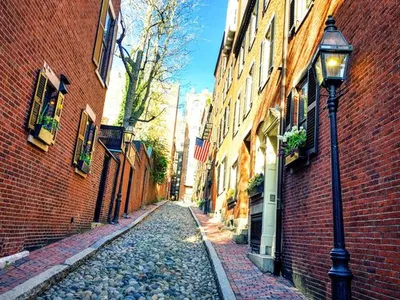 Boston Historic Streets stock image. Image of historic - 105802315