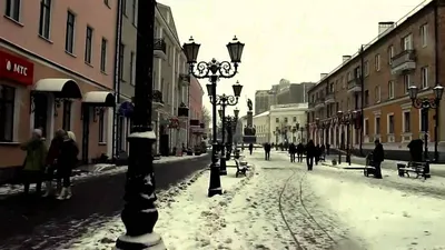 Улица Советская в Бресте - фото и видео достопримечательности Беларуси  (Белоруссии)