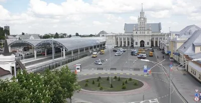 Станция Брест-Центральный. Вокзал ночью — Railwayz.info