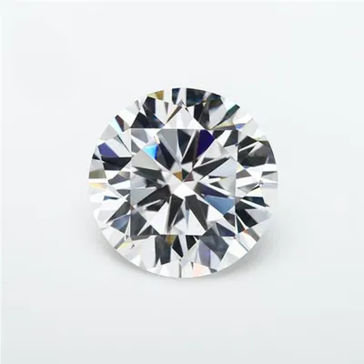 Драгоценный камень 0.5ct 5 мм D цвета круглый бриллиант россыпью Муассанит,  сертификат класса VVS1